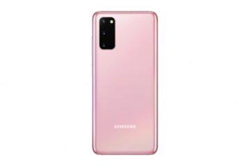 Samsung Galaxy S20 back pink