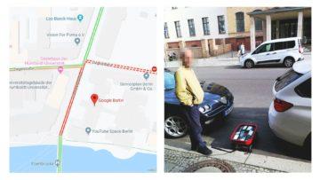 Simon Weckert Google Maps Hacks trasa 1