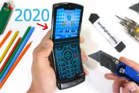 test odolnosti motorola razr 2019