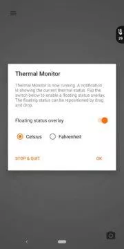 Thermal Monitor - sledujte teplotu telefonu