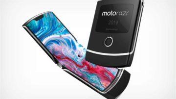 Véčkový ohebný telefon Motorola