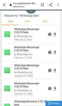 WhatsApp beta tmavý režim návod screen 4