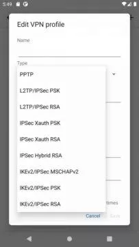 Android 11 Developer Preview 2 IPSec