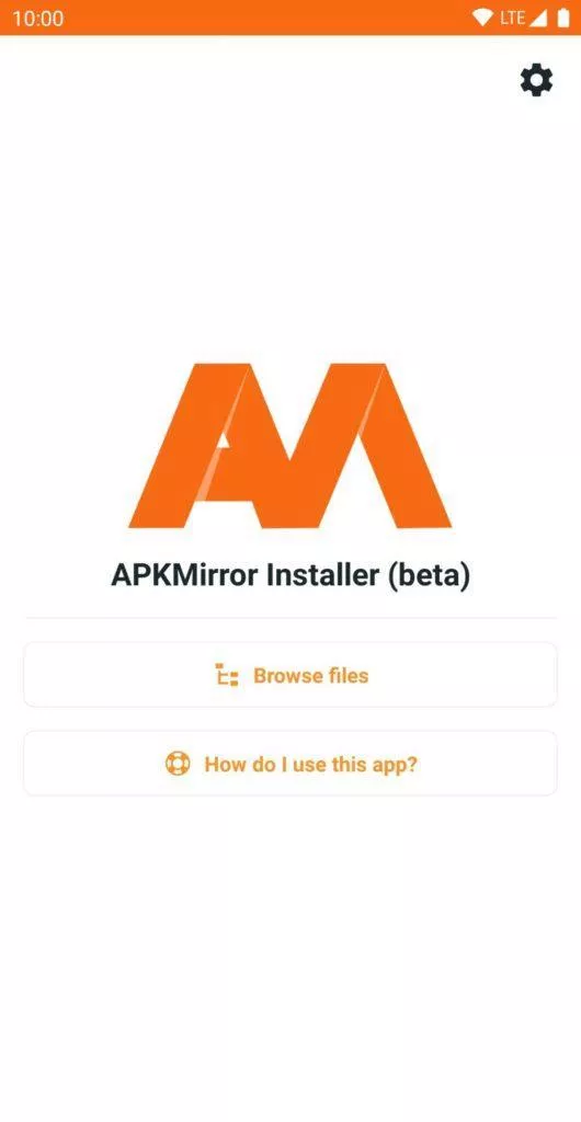 aplikace APKMirror Installer screen 1