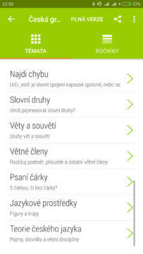 aplikace čeština