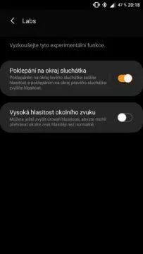aplikace Galaxy Wearable labs