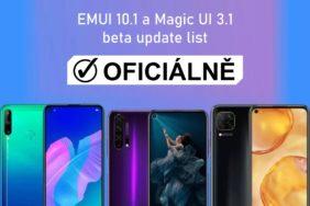 beta update EMUI 10.1 magic UI 3.1 oficiálně