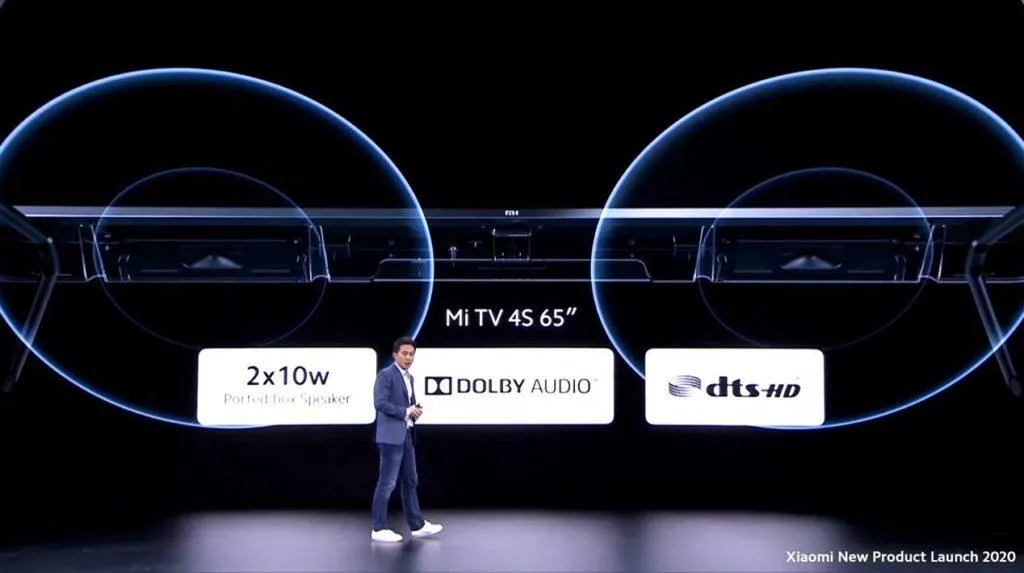 chytrá televize Mi TV 4S 65 zvuk