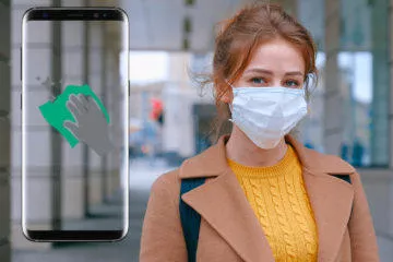 jak dezinfikovat čistit telefon