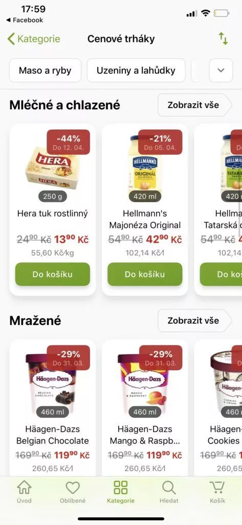 jak nakupovat levně potraviny