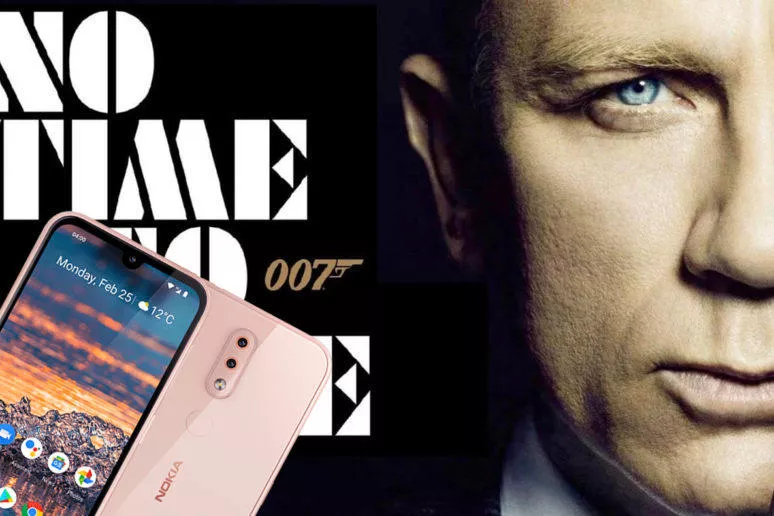 james bond no time to die nokia telefon