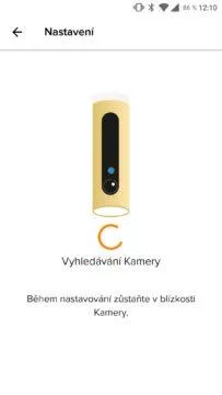 Netatmo Security aplikace přidávání kamery 3