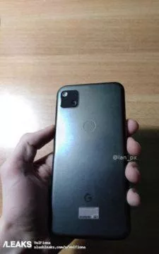 pixel 4a zadní strana