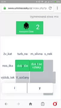 procvičení češtiny hra