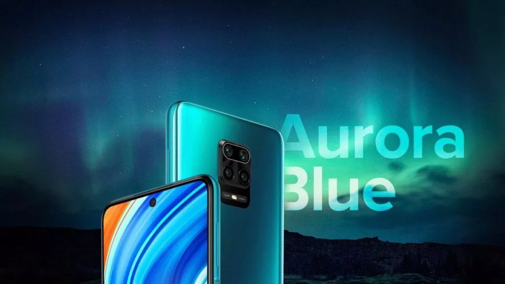 redmi note 9 pro max aurora blue