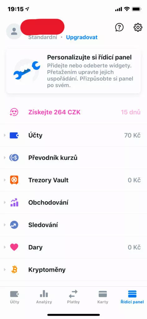 revolut přehled