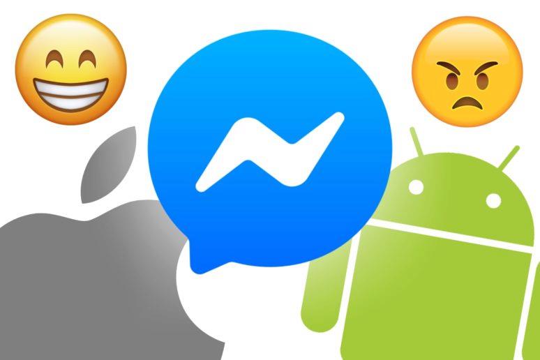 rychlejší Messenger iOS ano Android ne