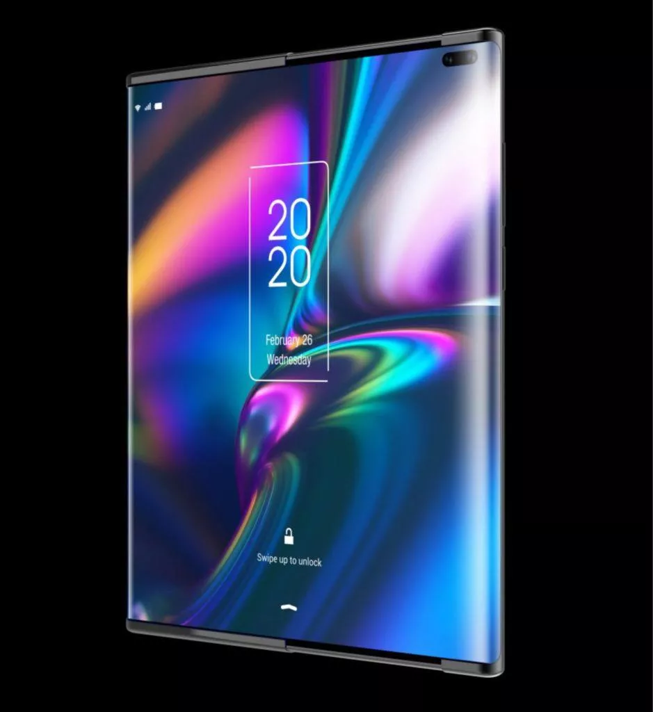 TCL telefon rolovací vysouvací displej 1