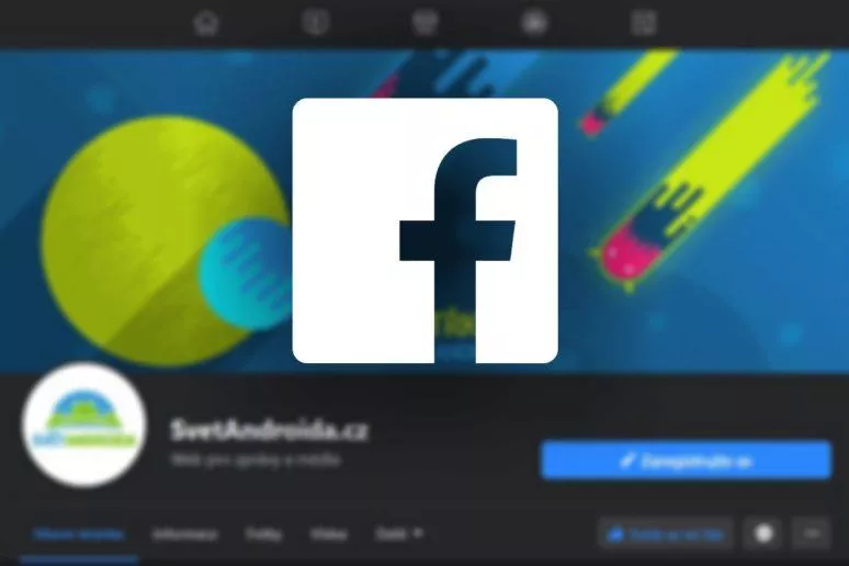 tmavý režim Facebook desktop