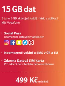 vodafone tarif pro studenty