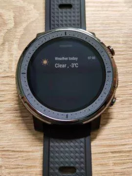 recenze Xiaomi Amazfit Stratos 3 počasí