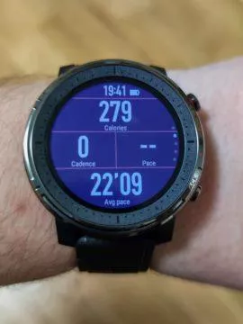 Xiaomi Amazfit Stratos 3 záznam cvičení 2