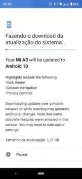 xiaomi mi a3 android 10
