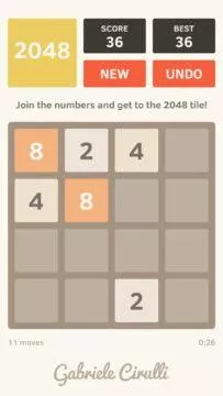 2048 screenshot 4