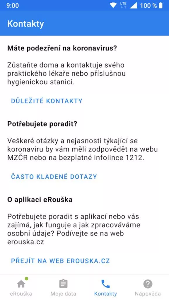 aplikace eRouška screen 4