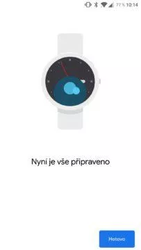 Aplikace Wear OS pripraveno