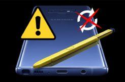 březnový bezpečnostní update Galaxy Note 9 problém upozornění