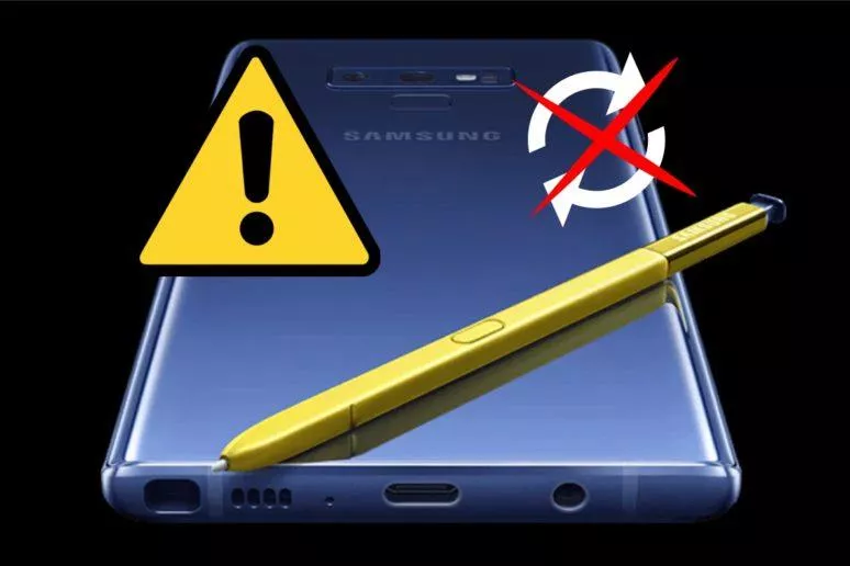 březnový bezpečnostní update Galaxy Note 9 problém upozornění březnový bezpečnostní update Galaxy Note 9 problém upozornění