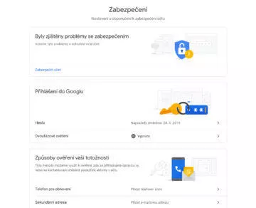 Jak zapnout dvoufaktorové ověření v Google