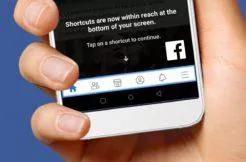 Facebook spodní lišta testování Facebook spodní lišta testování