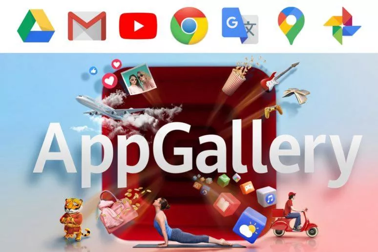 Google aplikace Huawei AppGallery Google aplikace Huawei AppGallery