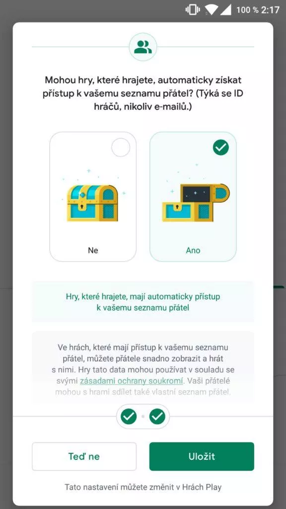 Hry Google Play přátelé screen 3