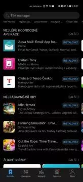 huawei appgallery nabídka aplikací
