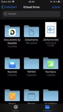 iphone stahování souborů