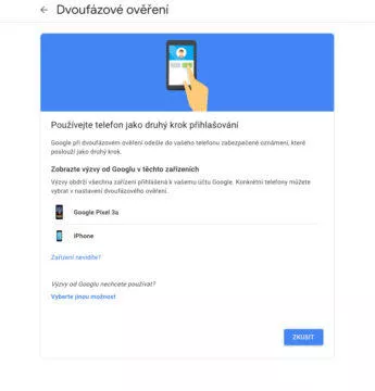 jak zapnout dvoufaktorové ověření v google účtu