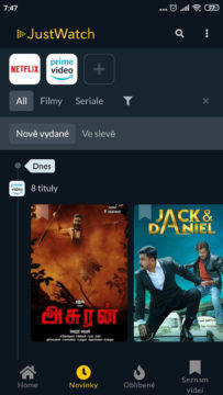 Filmy JustWatch Android