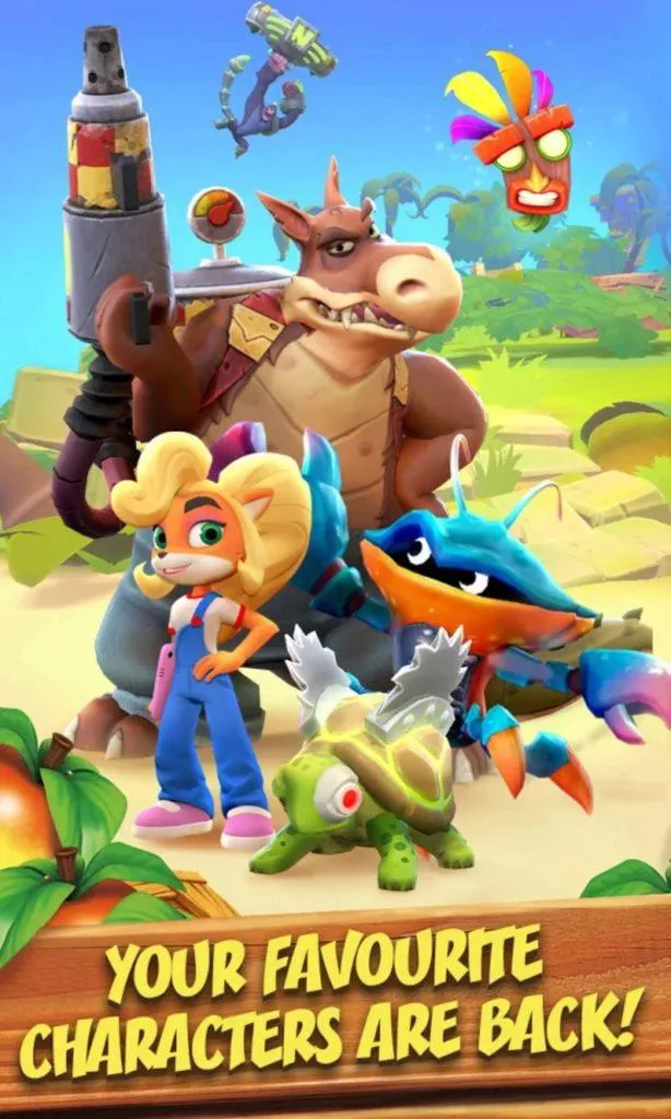 mobilní Crash Bandicoot 2