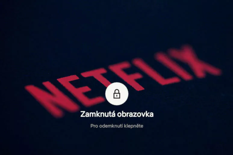 Netflix zamykání obrazovky Netflix zamykání obrazovky
