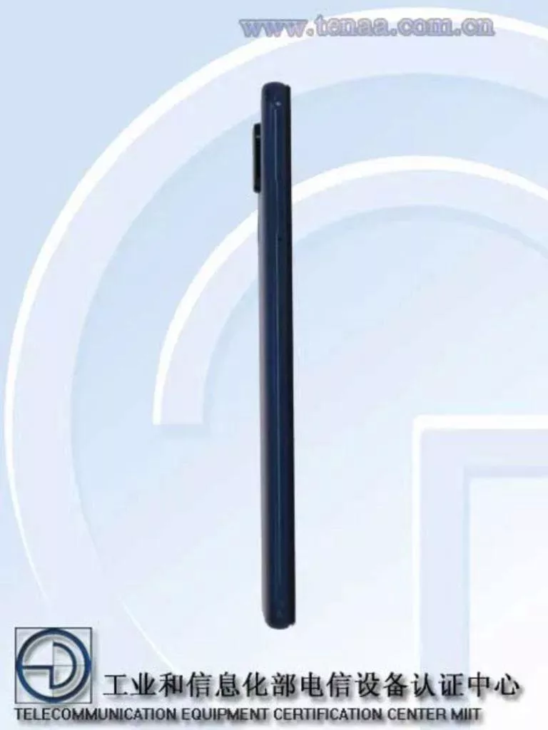 parametry Redmi Note 9 obrazek certifikat tenaa 1