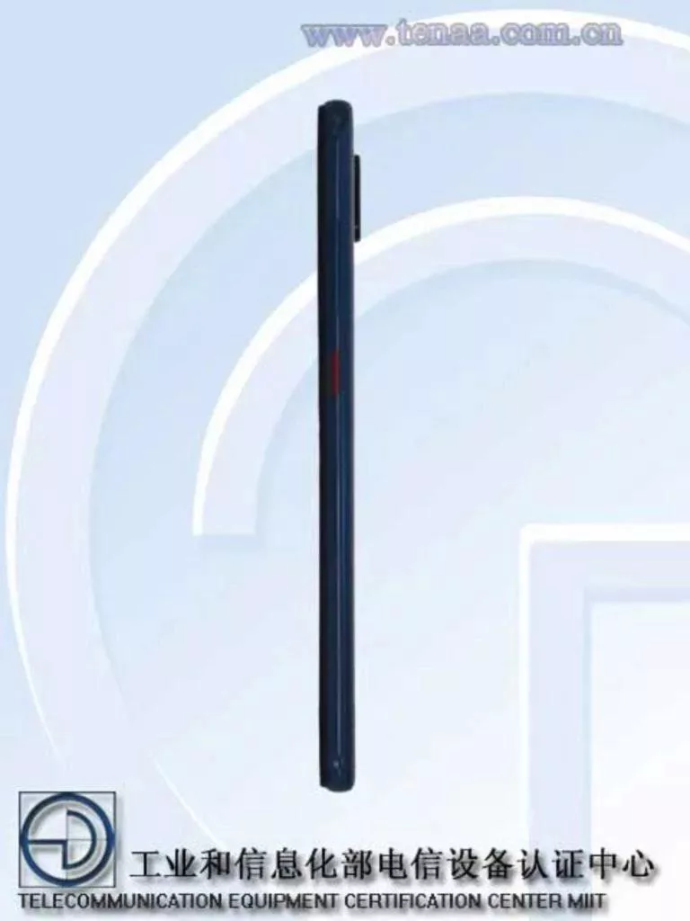 parametry Redmi Note 9 obrazek certifikat tenaa 4