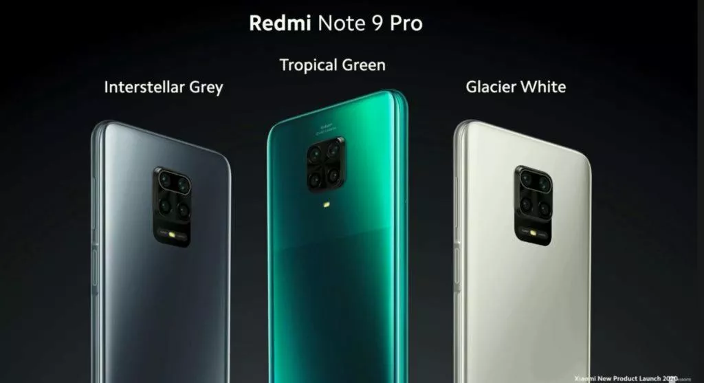 Redmi Note 9 Pro barvy Redmi Note 9 Pro barvy