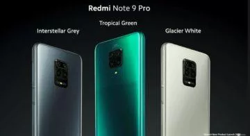 Redmi Note 9 Pro barvy