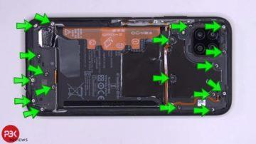 rozebrání Huawei P40 Lite 2