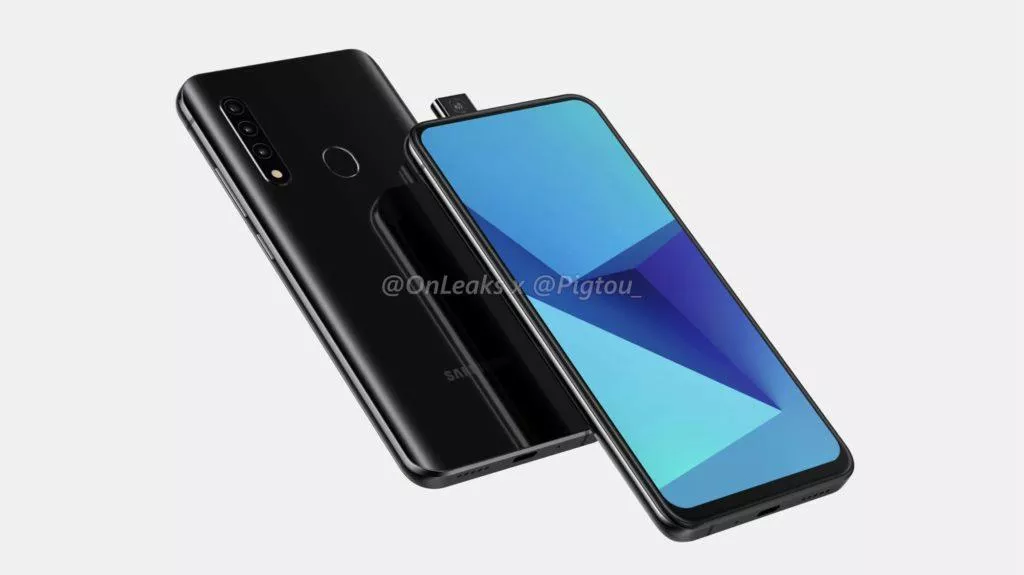 Samsung výsuvný fotoaparát render 1
