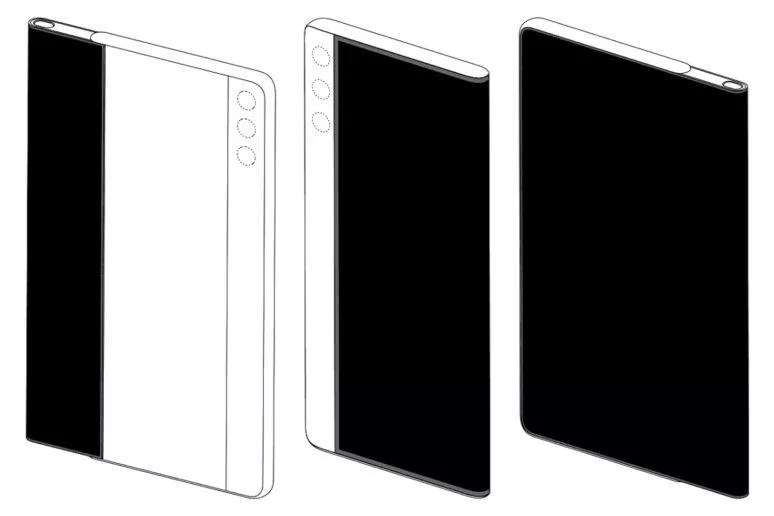vysouvací displej Huawei patenty vysouvací displej Huawei patenty