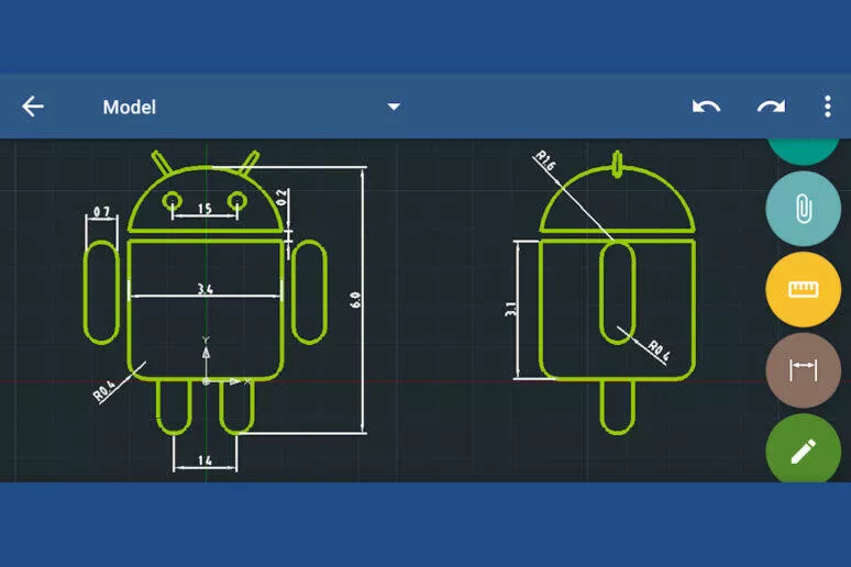 CAD na Androidu GnaCAD CAD na Androidu GnaCAD
